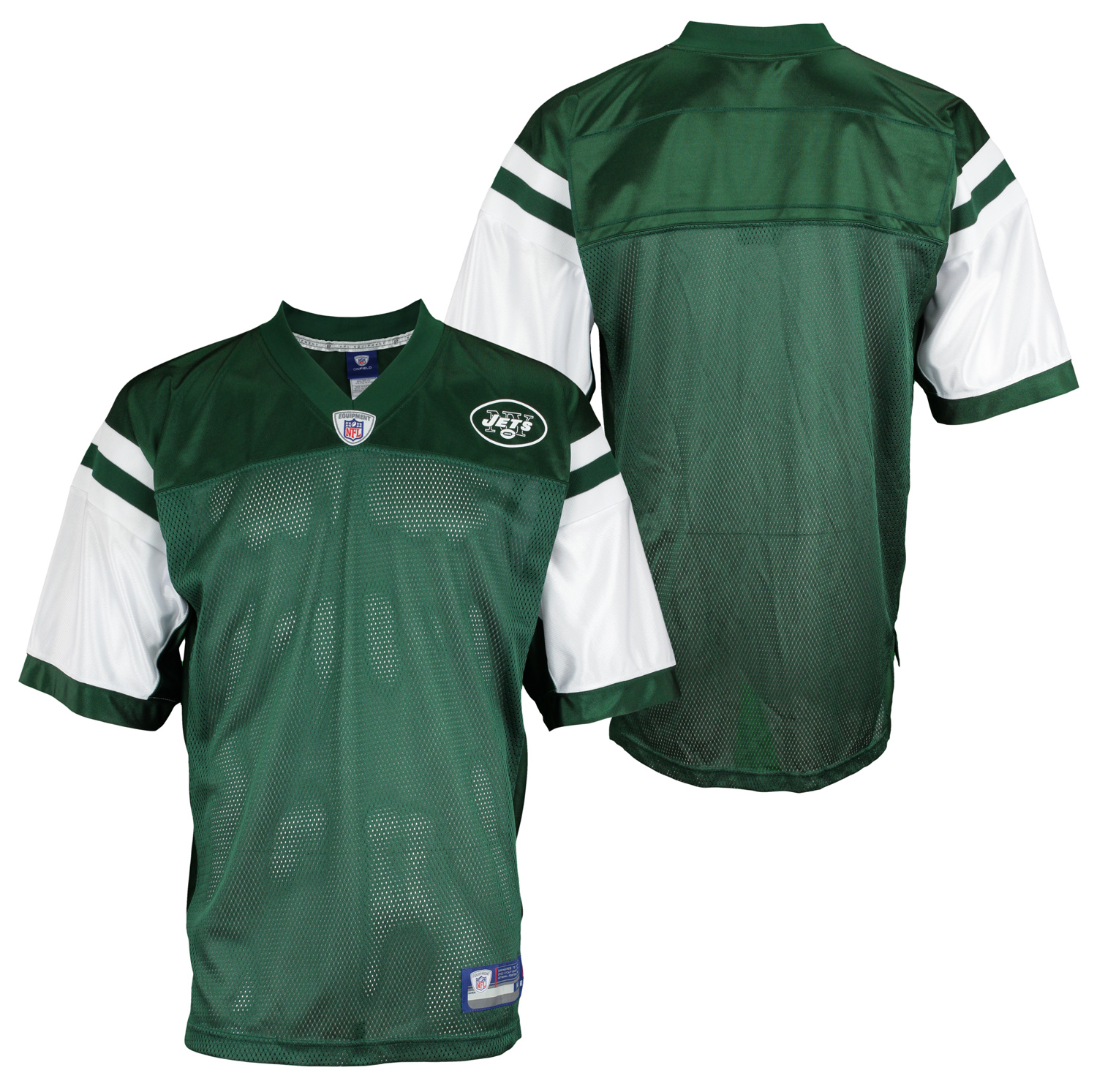 Reebok NFL New York Jets Men\'s Blank Replica Football Jersey, Green eBay