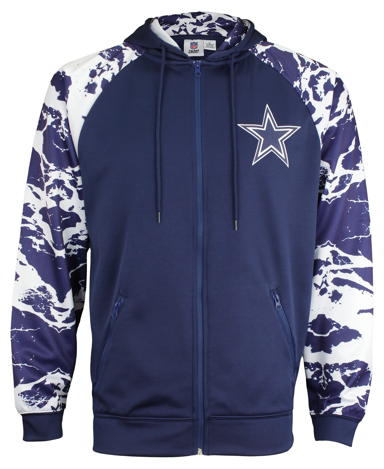 Zubaz NFL Men's Dallas Cowboys Solid Team Hoodie With Camo Lined Hood –  Fanletic