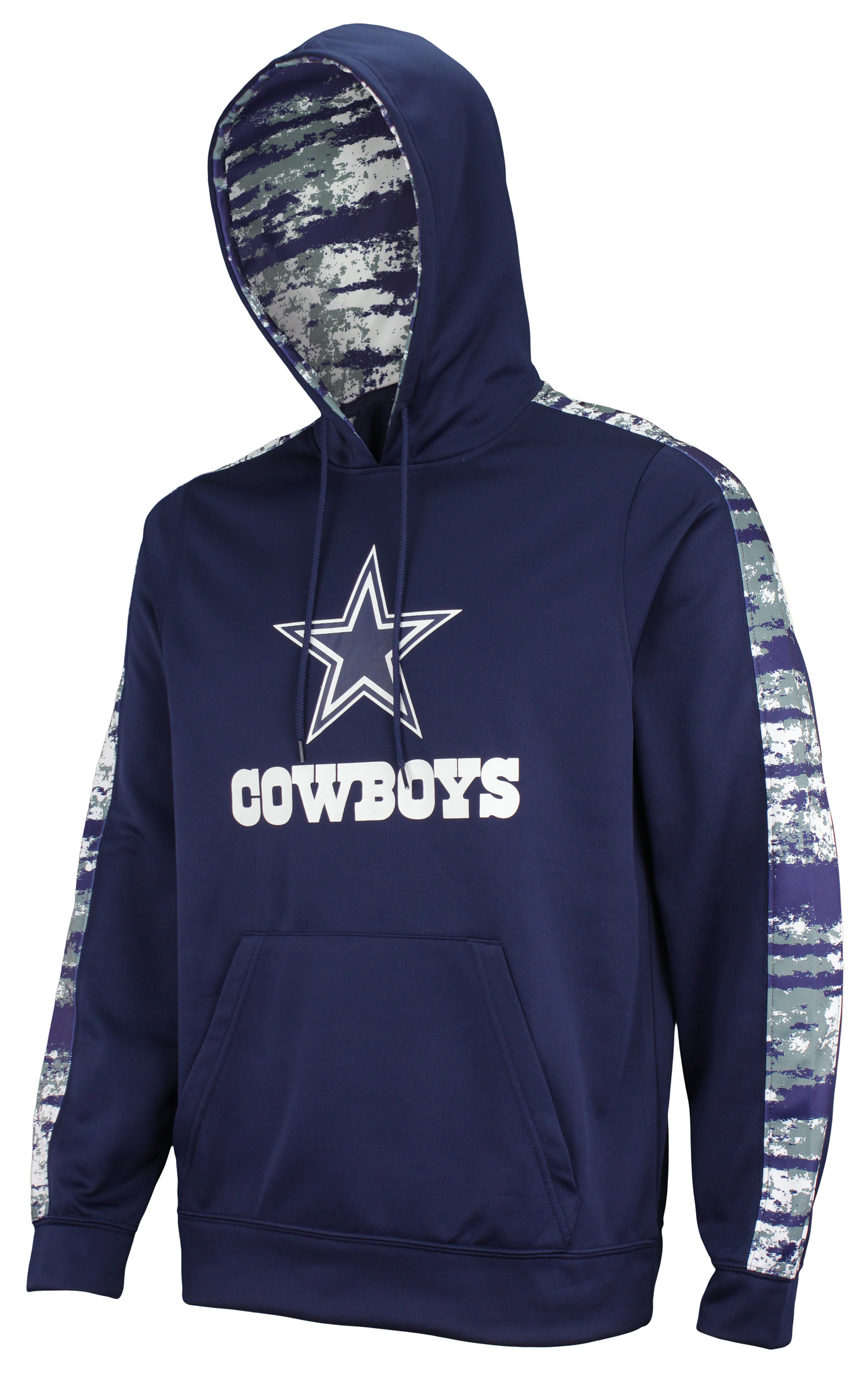 Zubaz NFL Men's Dallas Cowboys Solid Team Hoodie with Camo Lined Hood –  Fanletic