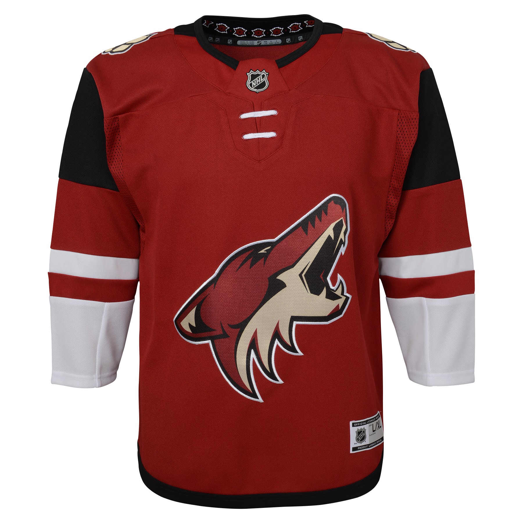 Outerstuff Arizona Coyotes NHL Boys Youth Premier Home Team Jersey ...