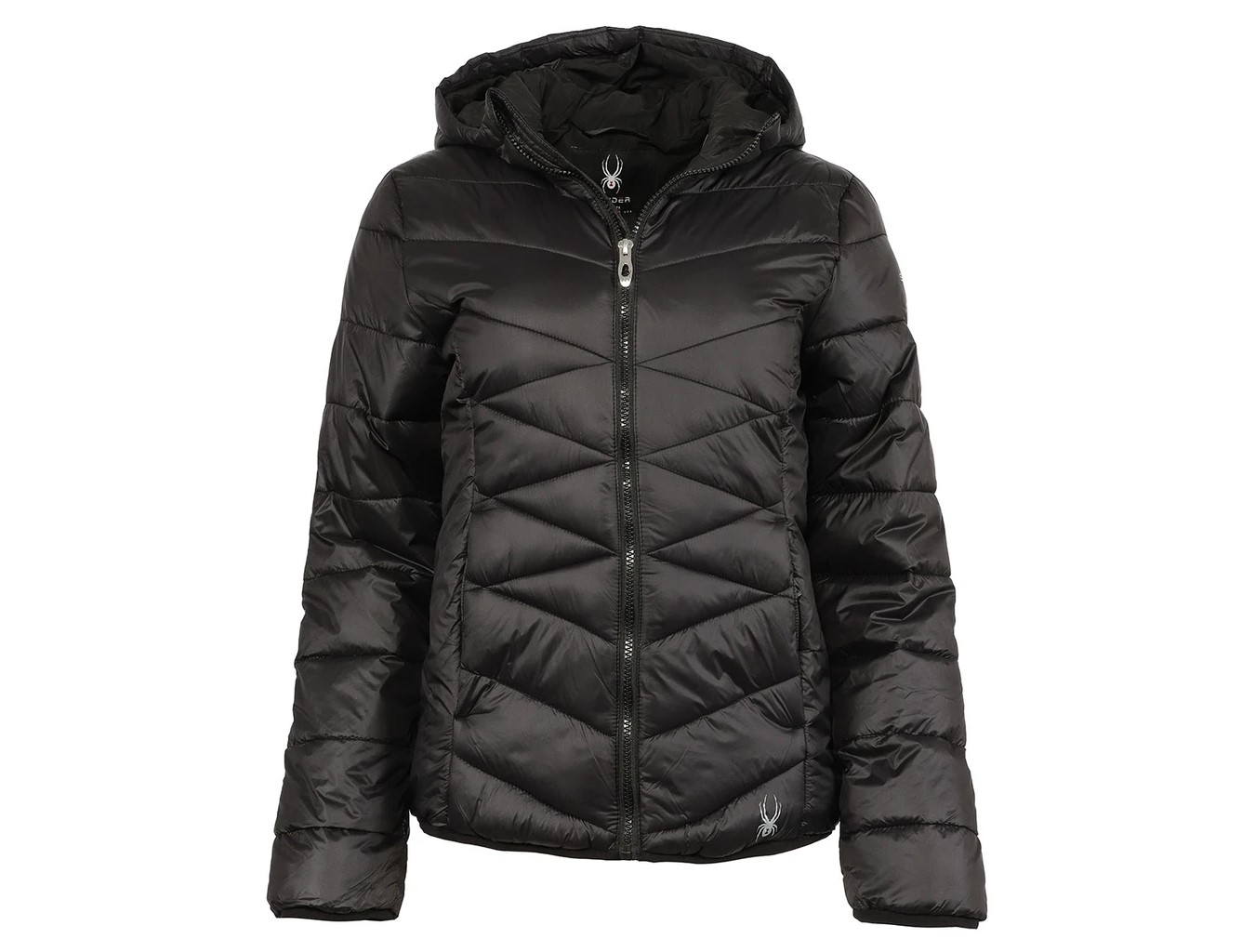Spyder Women's Alyce Short Puffer Jacket, Black Cire | eBay