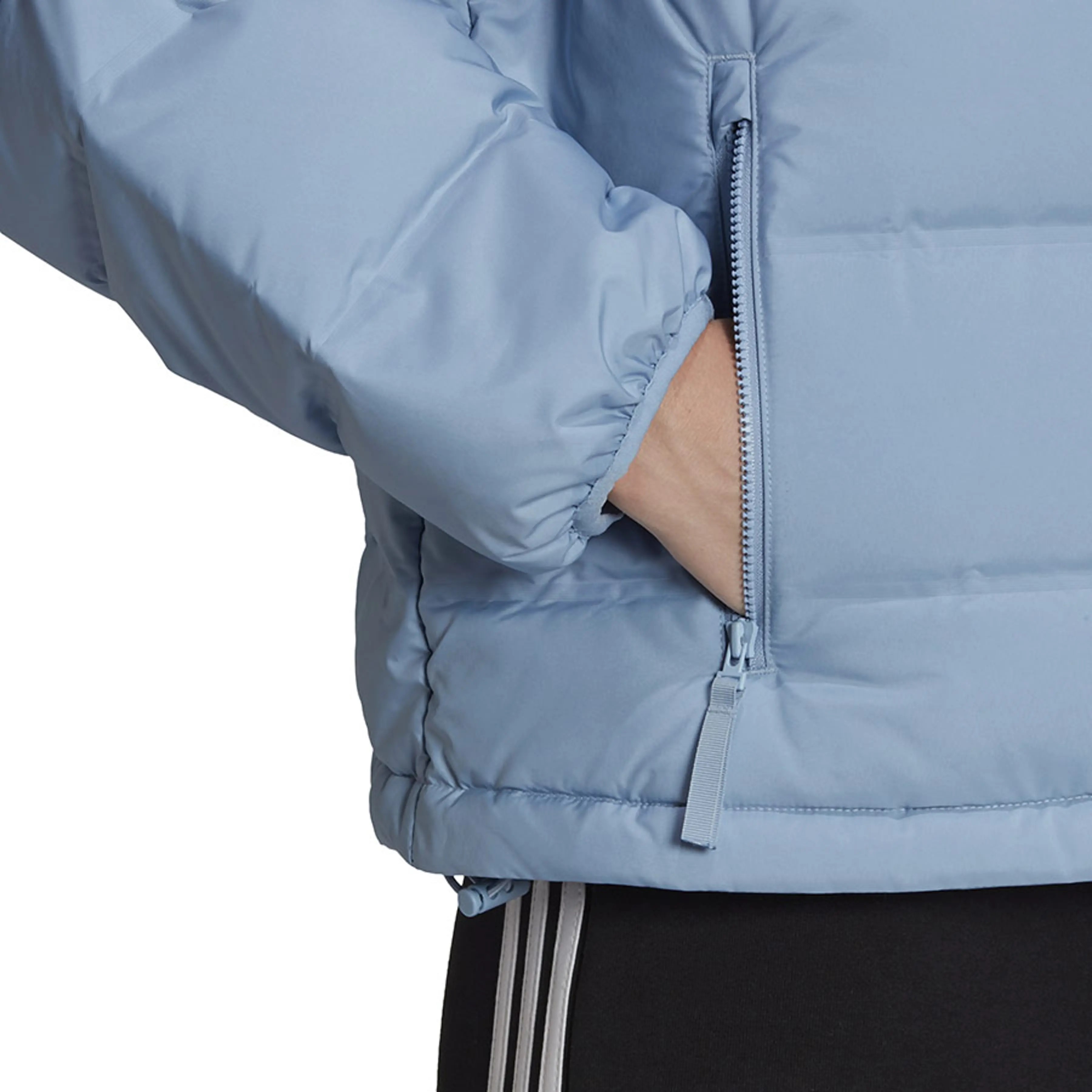 Adidas Women\'s Helionic Relaxed Fit Puffer Down Jacket, Ambient Sky | eBay