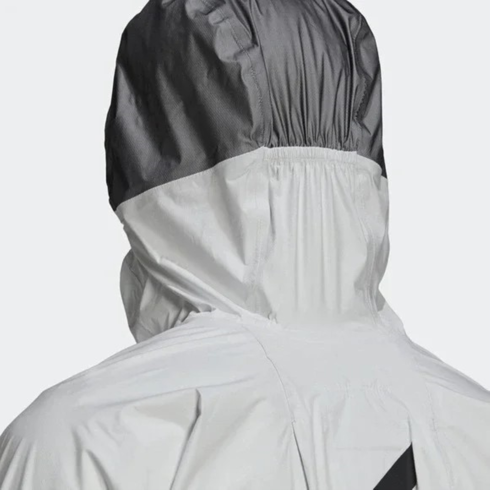 adidas Men's Terrex Agravic Pro Trail Running Rain Jacket, White