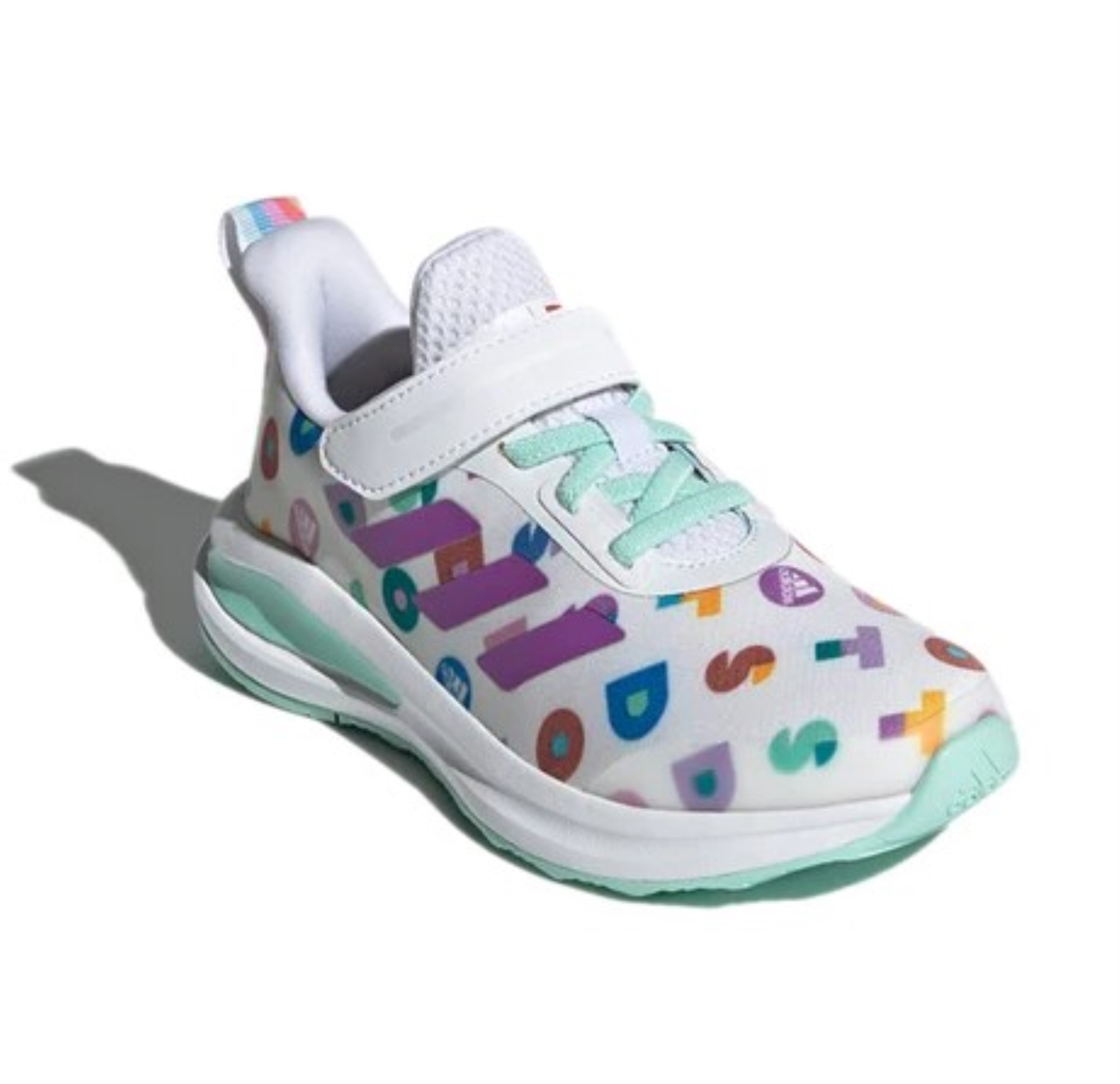ぶー Adidas Kids FortaRun X Lego Dots Sneakers, Cloud White/Lab