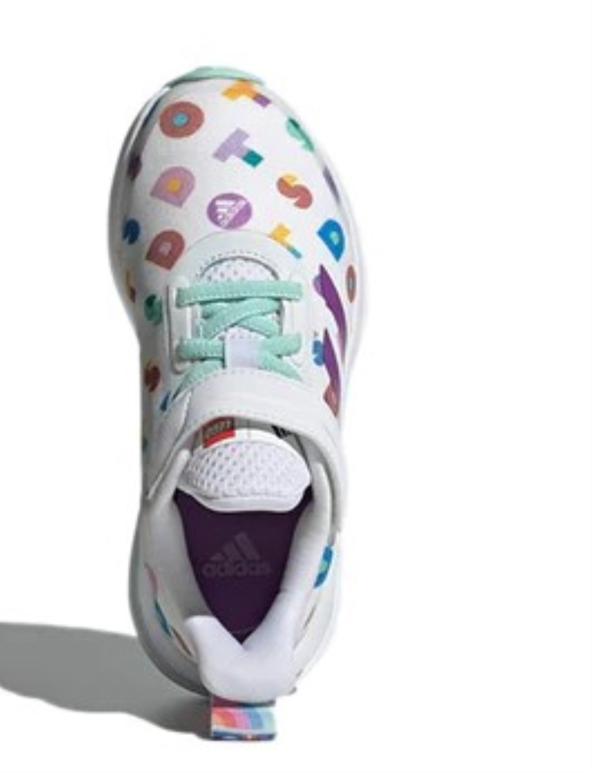Adidas Kids FortaRun X Lego Dots Sneakers, Cloud White/Lab