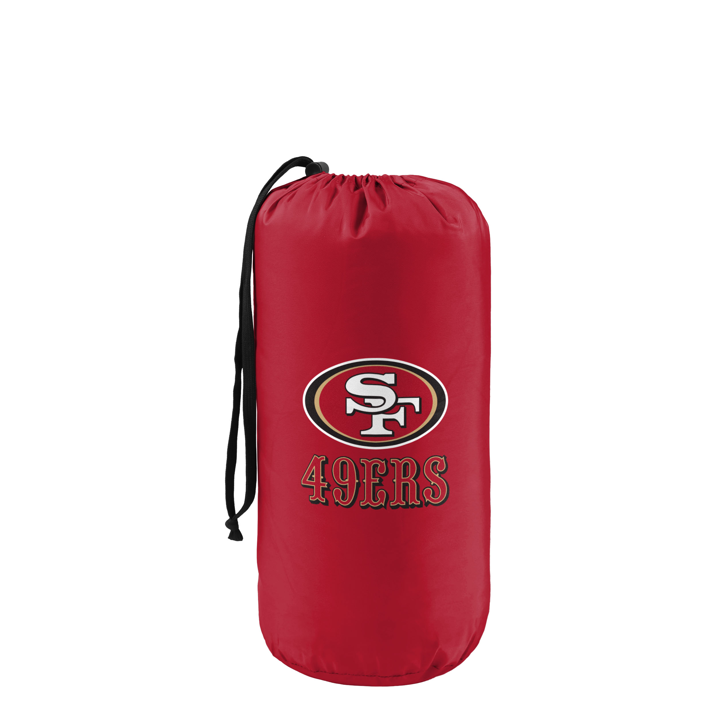 San Francisco 49ers NFL, set di biancheria da letto, in cotone, con chiusura lampo, copripiumino da 135 x 200 cm e federa da 80 x 80 cm