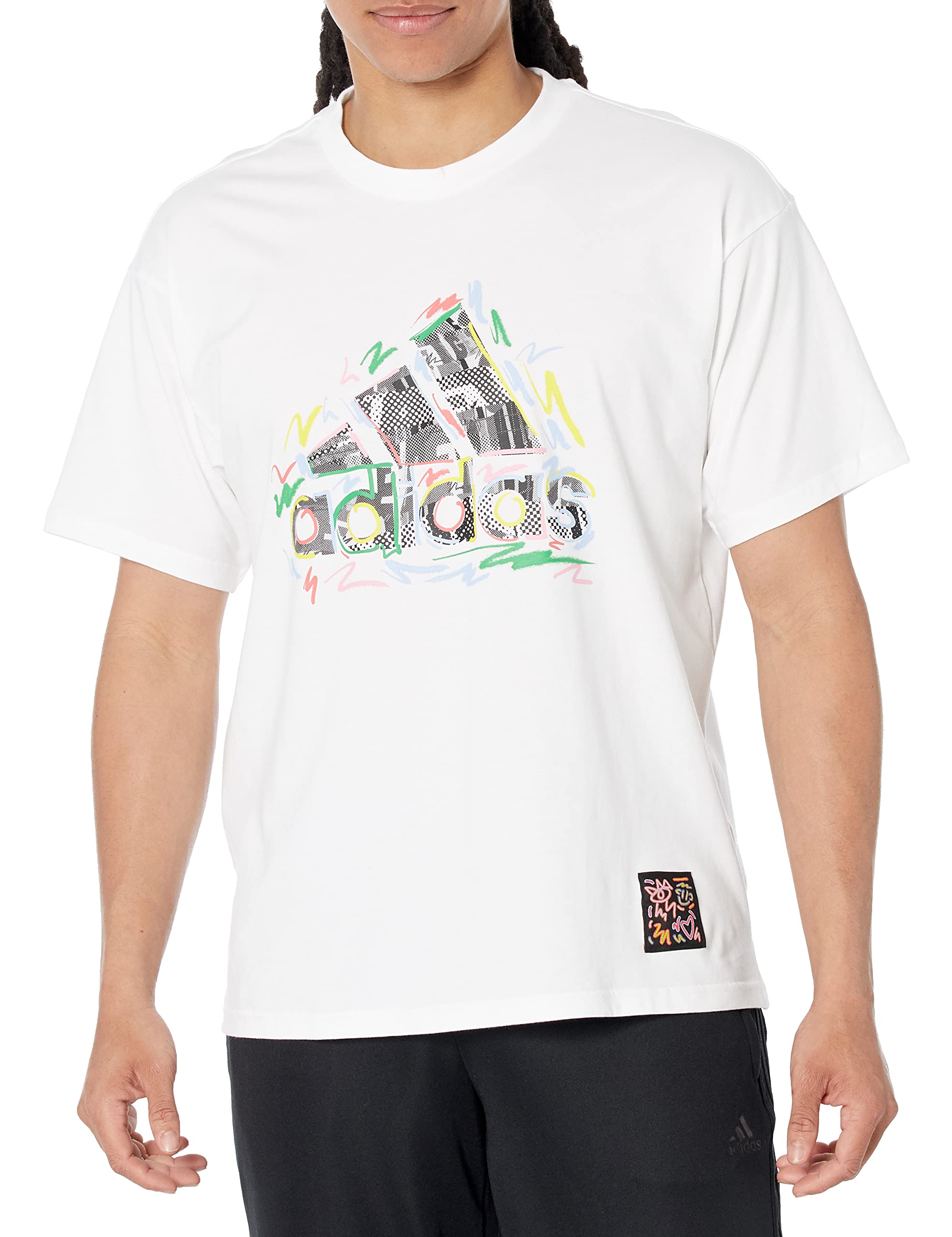 adidas Men's Pride Tee, White/Multi | eBay