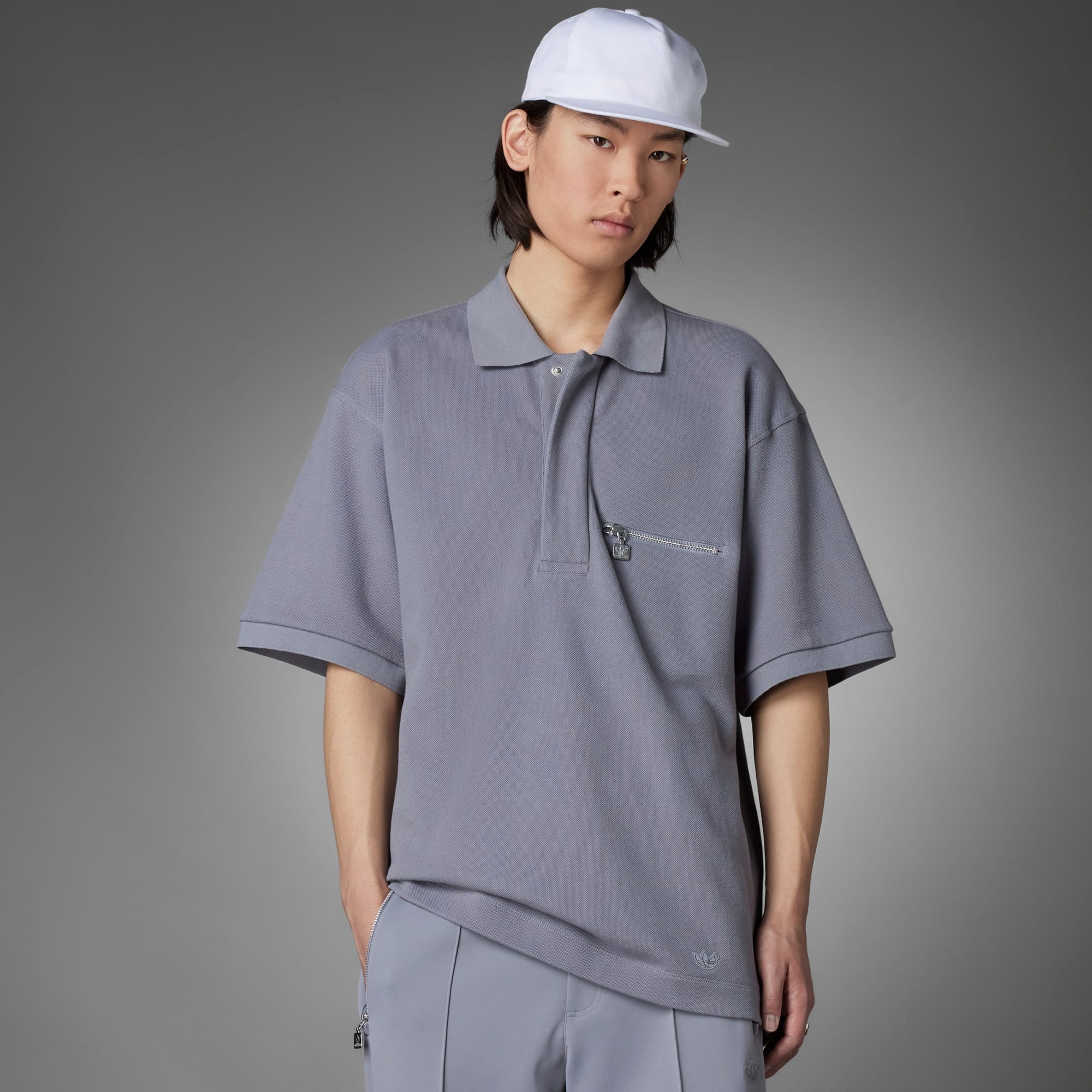 【ADIDAS】Originals Blockcore Short Sleeve POLO★追跡可 adidas originals Splicing Colorblock Short Sleeve Polo Shirt