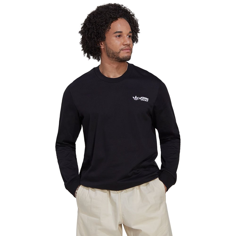 Adidas Originals Men's Long Sleeve Graphic Tee, Color Options | eBay