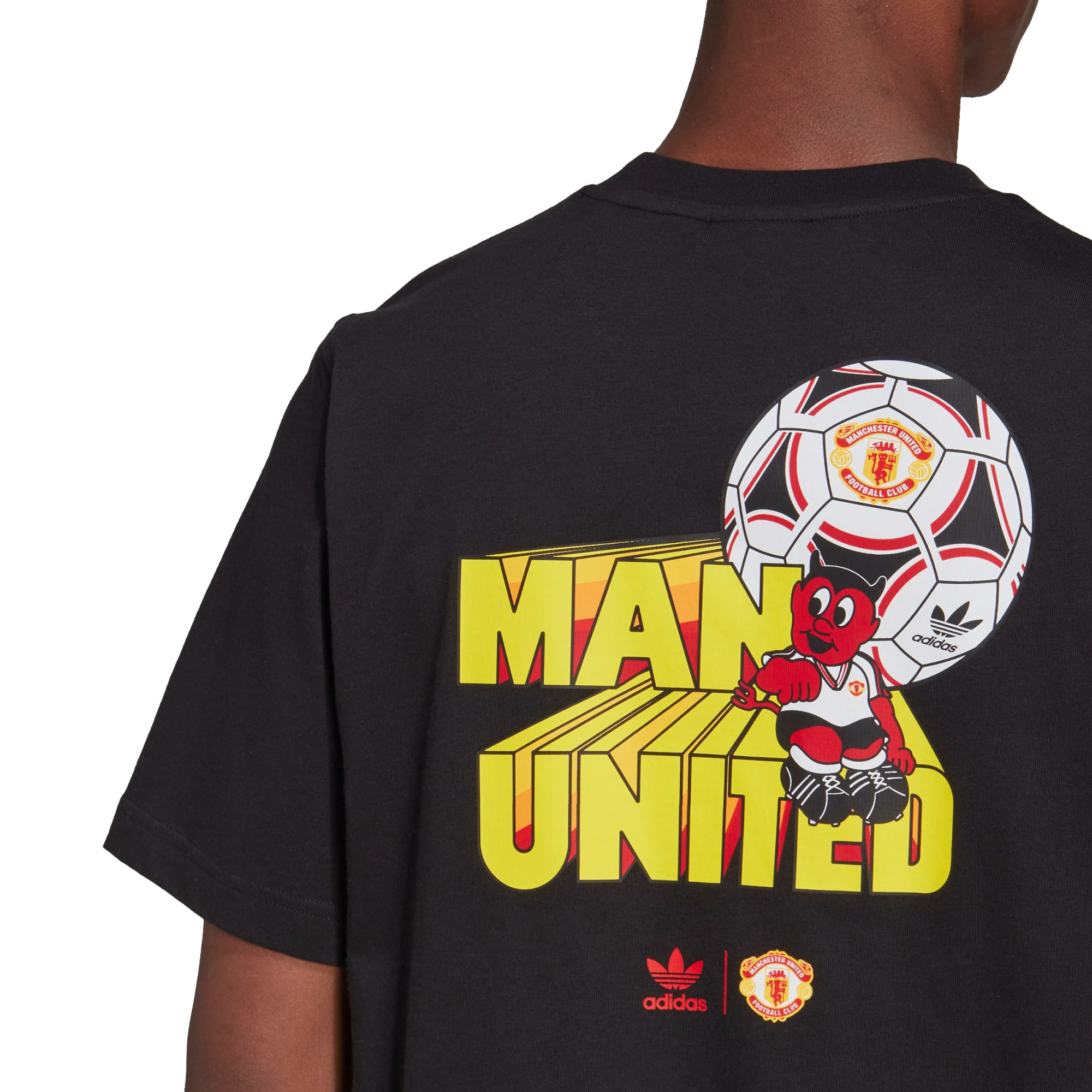 【関税・送料込み】adidas originals Manchester United T-shirt Adidas Manchester United T-Shirt Men's Medium Red Gold Go To