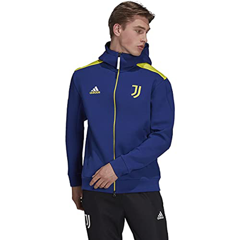 Adidas Men's Juventus Z.N.E Anthem Jacket, Victory Blue/White | eBay